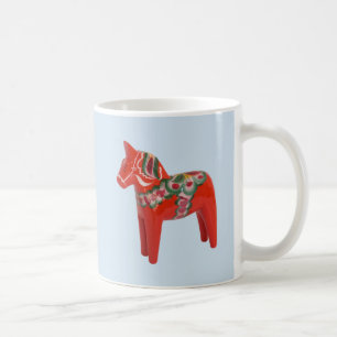 Mug Scandinave de cheval de Dala de Suédois