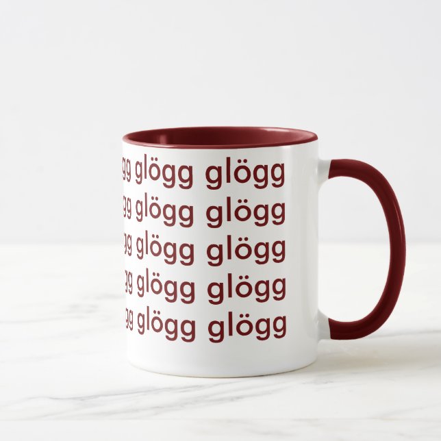 Mug Scandinave drôle de Glogg Glogg Glogg (Droite)