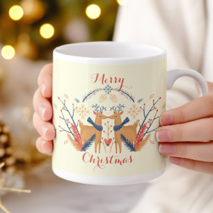 Mug Scandinavie renne Nordic Christmas Design