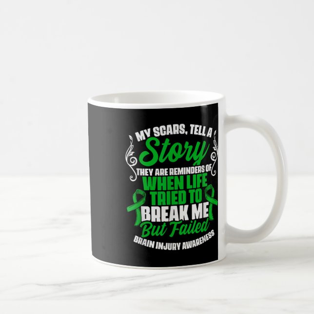 Mug Scars Raconter l'histoire Traumatisme Brain Brain  (Droite)