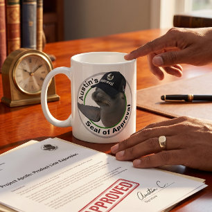 Mug Sceau de certification approuvé   Sceau personnali