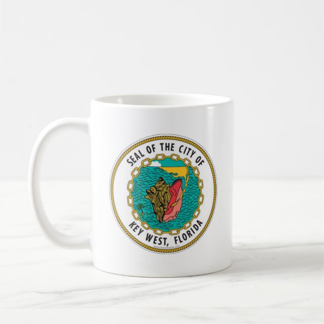 Mug Sceau de Key West, Floride (Gauche)