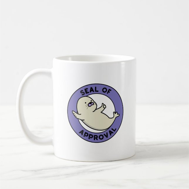 Mug Sceau D'Homologation Fantaisie Seal Pun (Gauche)