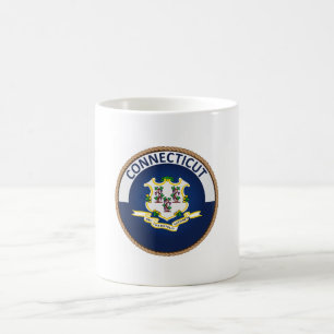 Mug Sceau Drapeau De L'État Du Connecticut
