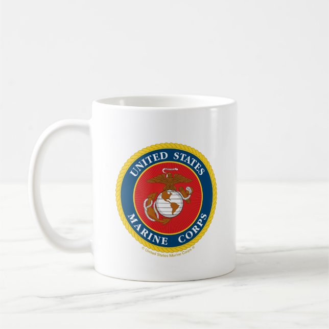 Mug Sceau du Corps des Marines - plat (Gauche)