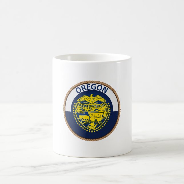 Mug Sceau du drapeau de l'État de l'Oregon (Centre)