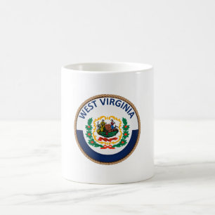 Mug Sceau du drapeau de l'État de Virginie-Occidentale