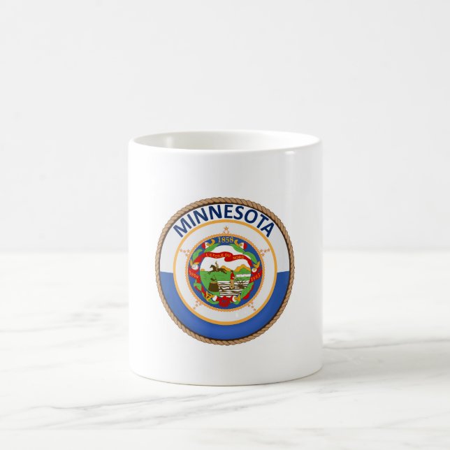 Mug Sceau du drapeau de l'État du Minnesota (Centre)