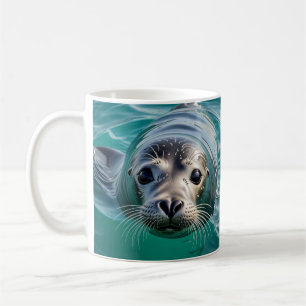Mug Sceau mignon Tête hors de l'eau