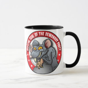 MUG SCEAU OFFICIEL DU PARTI DÉMOCRATE AKA DEMON-RAT