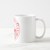 Mug Sceau Templier rouge
