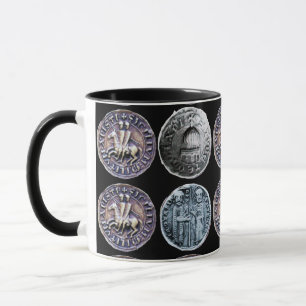 Mug SCEAUX DU MODÈLE DE CHEVALIERS Noir
