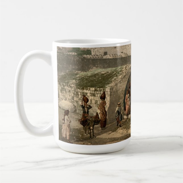 Mug Scène biblique du puits de Marie  (Gauche)