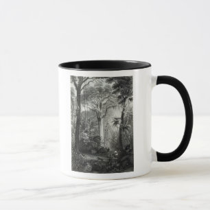 Mug Scène dans une forêt brésilienne gravée par