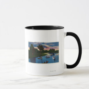 Mug Scène de canotage de parc de vallée de Genesee
