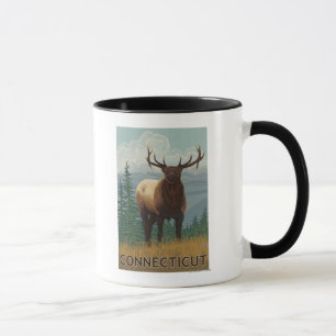 Mug Scène de ConnecticutElk