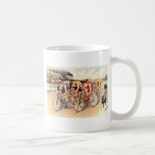 Mug Scène de course de bicyclette