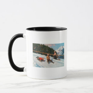 Mug Scène De Dormir Toboggan