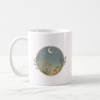 Mug Scène de fleur sauvage céleste