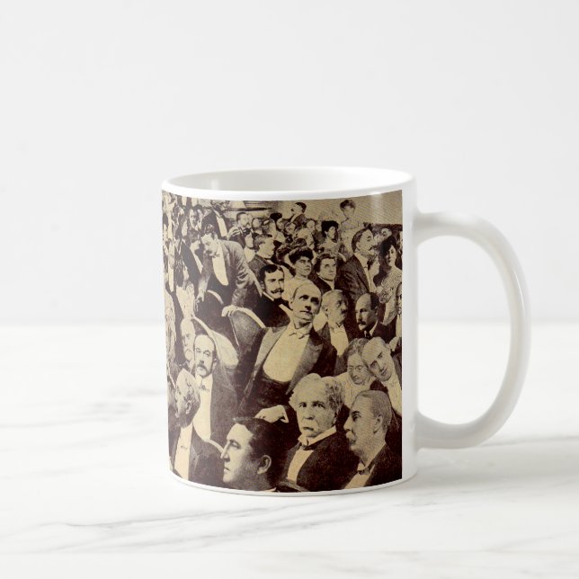 Mug scène de foule des années 1920 (Droite)