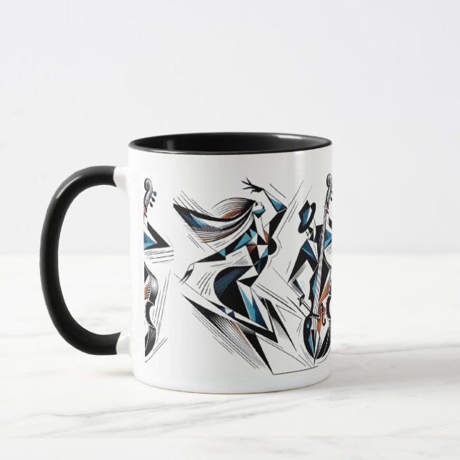 Mug Scène de Jazz Moderne (Gauche)