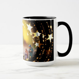 Mug Scène de la Nativité Crib Vierge Marie Enfant J