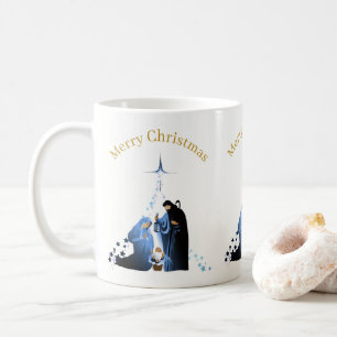 Mug Scène de la Nativité Joyeux voeux de Noël