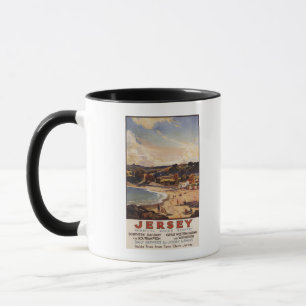 Mug Scène de la plage du chemin de fer Sud/Grand Ouest