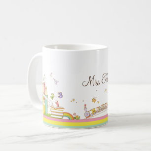 Mug Scène de l'enseignant Whimsical personnalisée