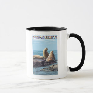 Mug Scène de lions de MassachusettsSea