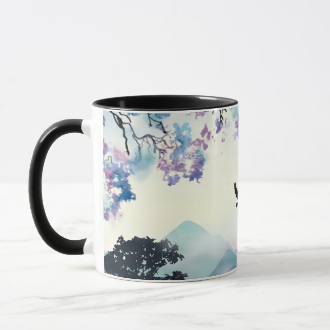 Mug Scène de montagne (Gauche)