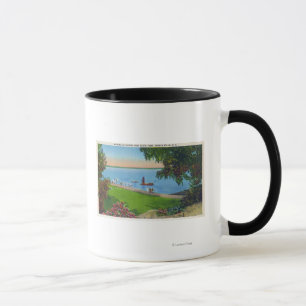Mug Scène de natation au parc d'état de lac Cayuga