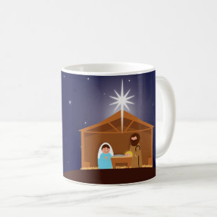 Mug Scène De Nativité Avec Verse Biblique