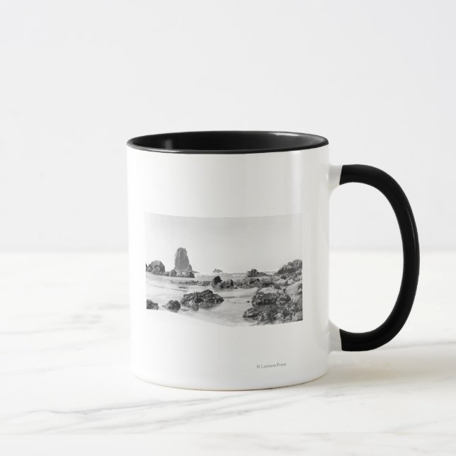 Mug Scène de plage à Cannon Beach, Oregon Photo (Droite)