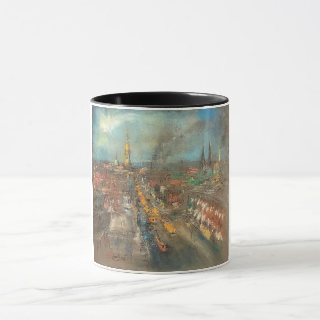 Mug Scène de rue à Indianapolis (Indiana, USA) (Centre)