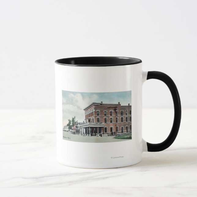 Mug Scène de rue Glendive, MT (Droite)