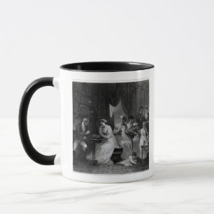 Mug Scène de salon, "du jour social" par Peter