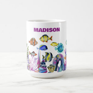 Mug Scène de vie marine personnalisée