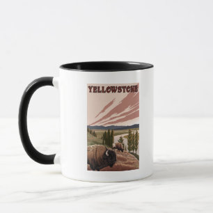 Mug Scène de YellowstoneBison