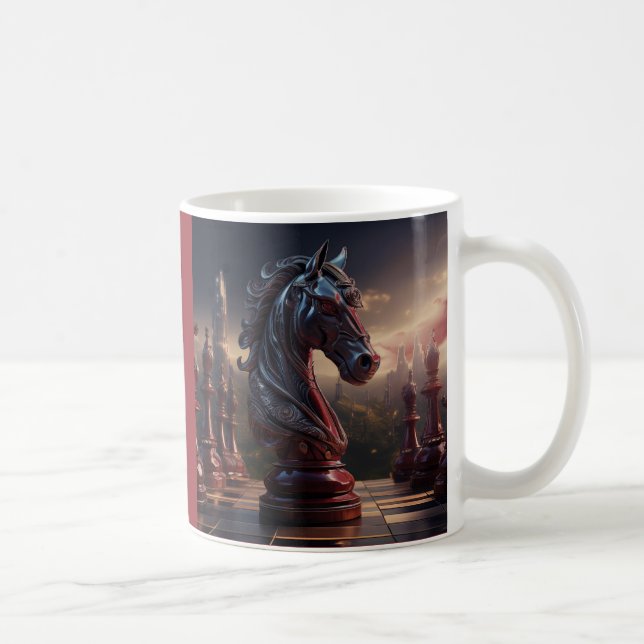 Mug Scène d'échecs fantastiques - Cavalier (Droite)