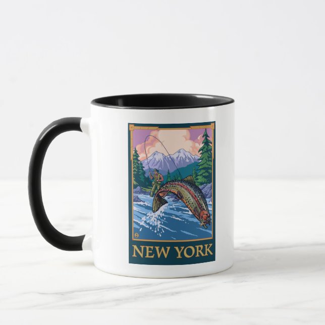 Mug Scène des pêcheurs de New York (Gauche)
