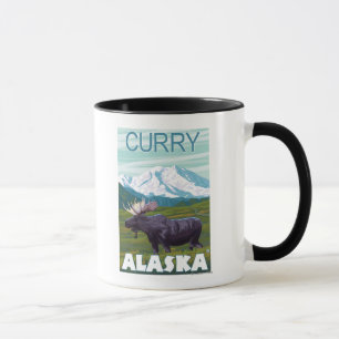 Mug Scène d'orignaux - cari, Alaska