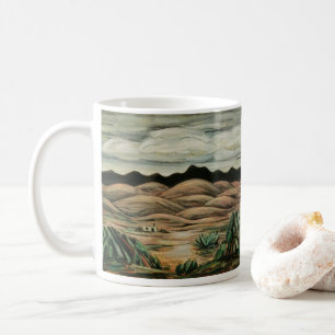 Mug Scène du désert par Marsden Hartley, Art Vintage
