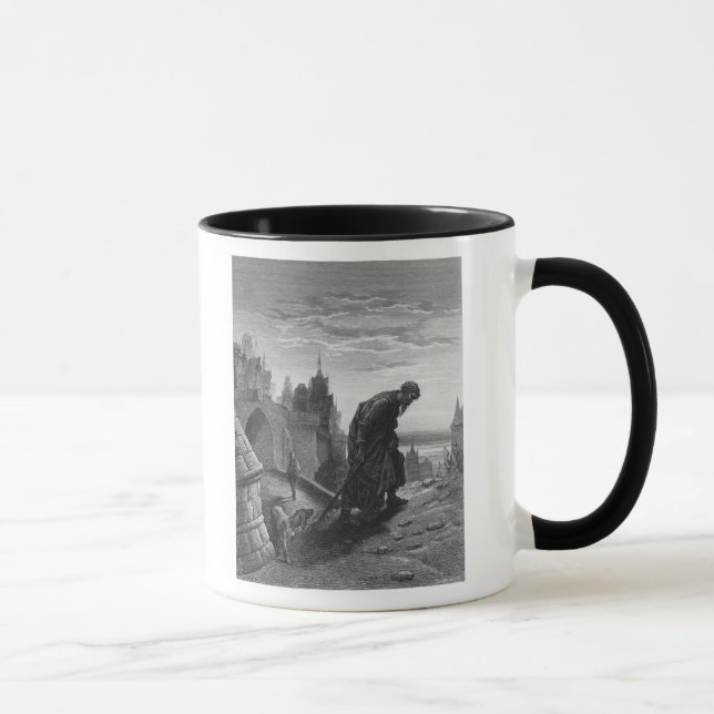 Mug Scène "du givre du marin antique" 4 (Droite)