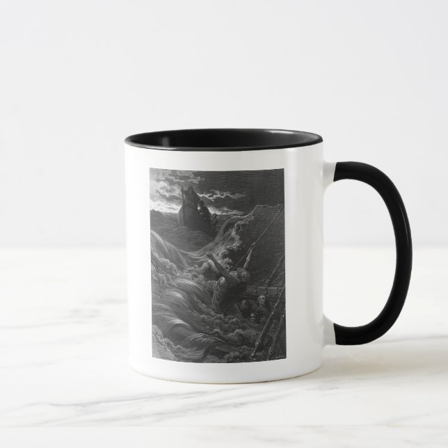 Mug Scène 'du givre du Mariner antique (Droite)