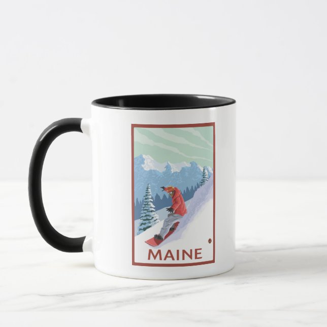 Mug Scène du MaineSnowboarder (Gauche)
