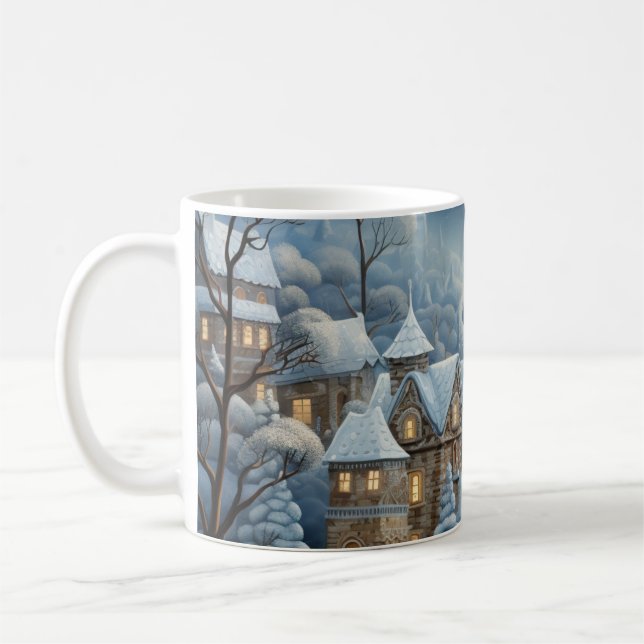 Mug Scène du village de Noël (Gauche)