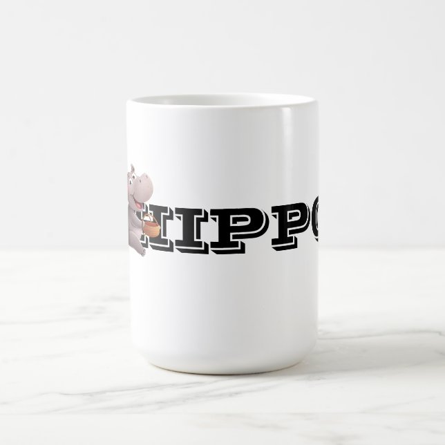 Mug Scène hippo amusante (Centre)