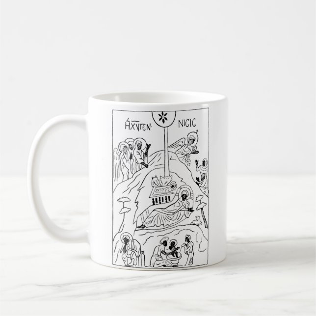 Mug Scène minimale de la Nativité orthodoxe (Gauche)