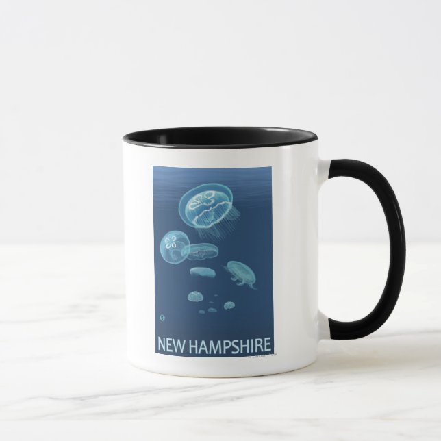 Mug Scène New HampshireJellyfish (Droite)
